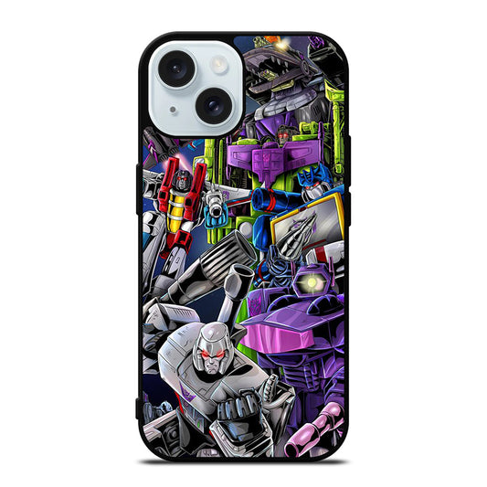 TRANSFORMERS DECEPTICONS CARTOON iPhone 15 Case Cover