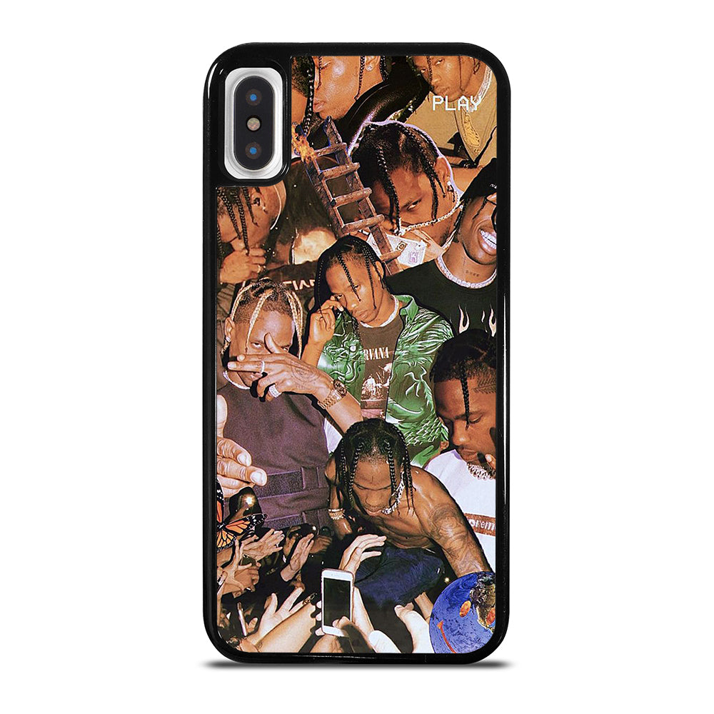 TRAVIS SCOTT AMERICAN RAPPER COLLAGE iPhone X / XS Case Cover