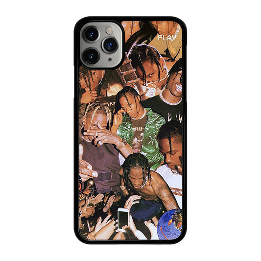 TRAVIS SCOTT AMERICAN RAPPER COLLAGE iPhone 11 Pro Max Case Cover