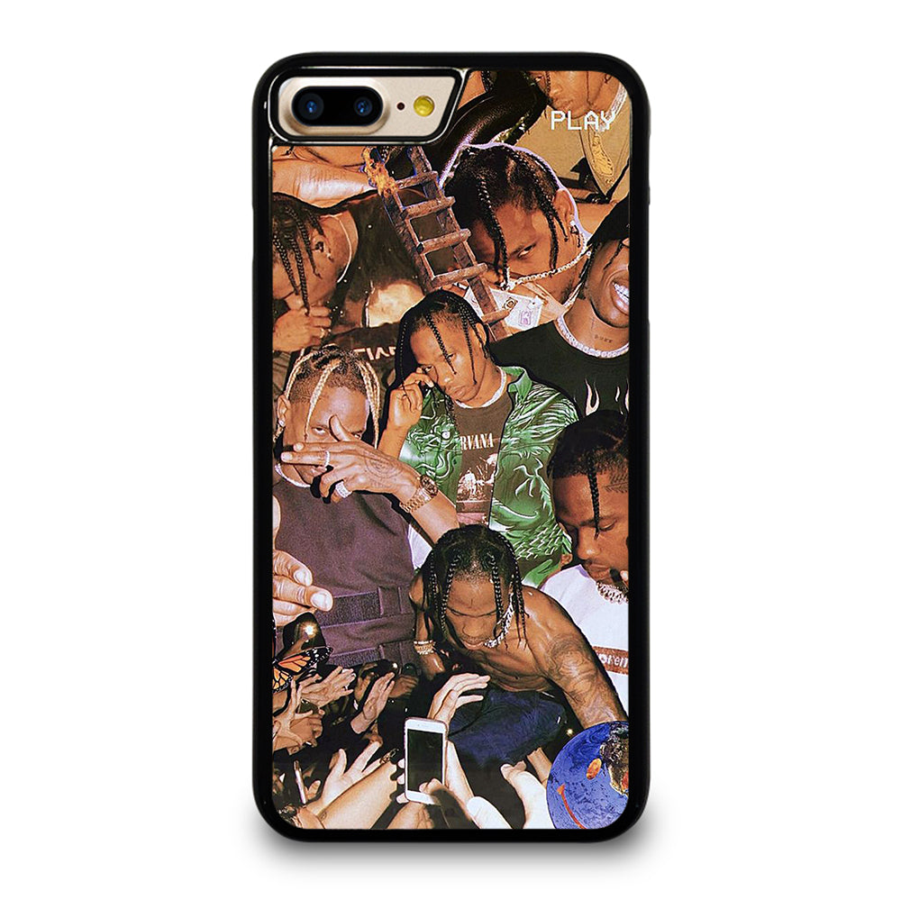 TRAVIS SCOTT AMERICAN RAPPER COLLAGE iPhone 7 / 8 Plus Case Cover