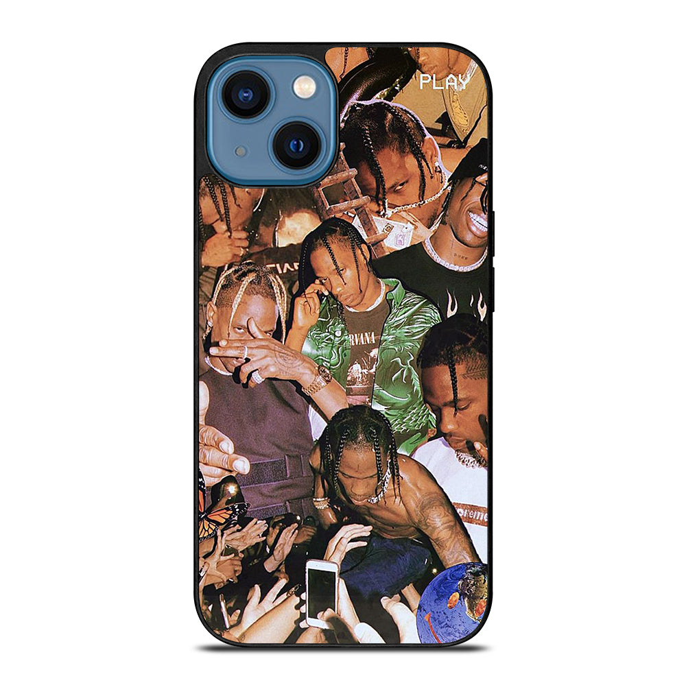 TRAVIS SCOTT AMERICAN RAPPER COLLAGE iPhone 14 Case Cover