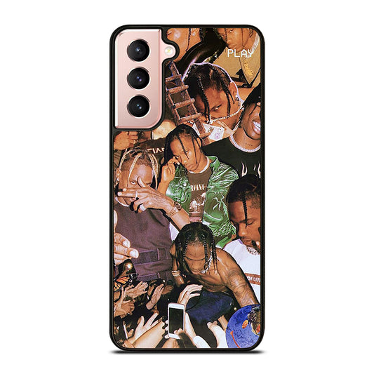 TRAVIS SCOTT AMERICAN RAPPER COLLAGE Samsung Galaxy S21 Case Cover