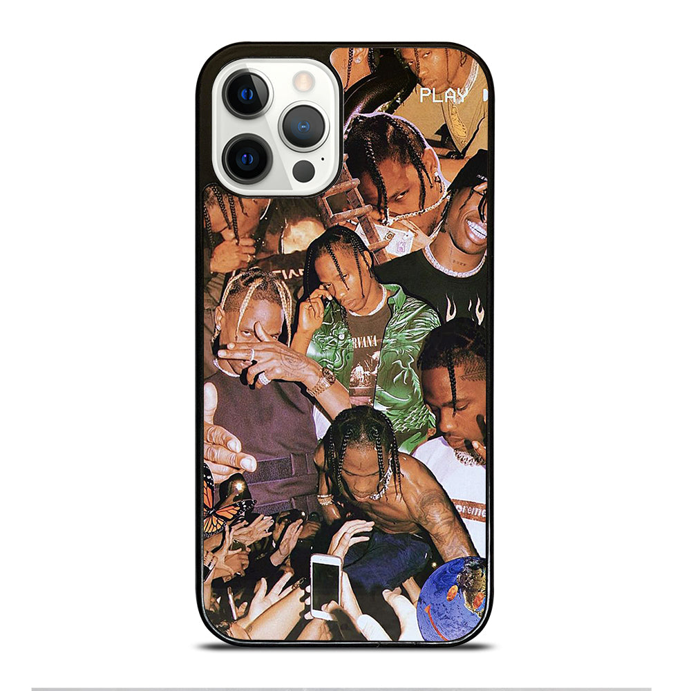 TRAVIS SCOTT AMERICAN RAPPER COLLAGE iPhone 12 Pro Case Cover
