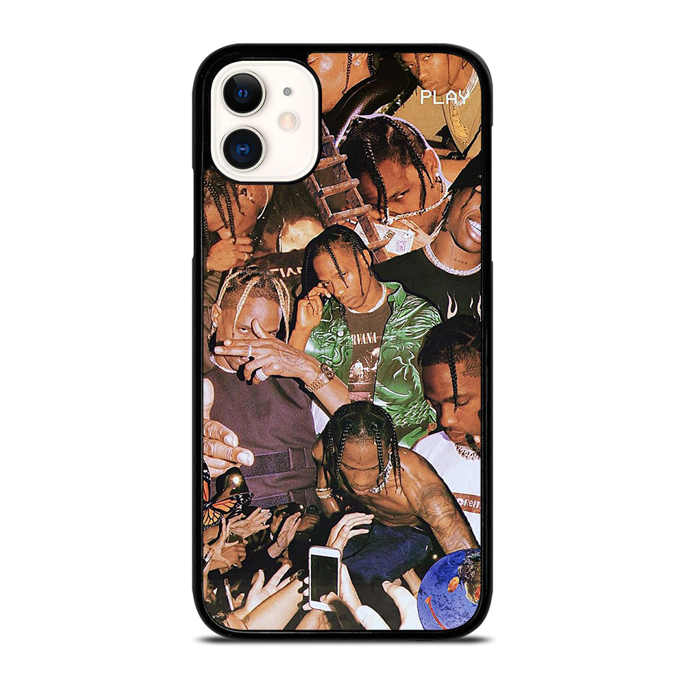 TRAVIS SCOTT AMERICAN RAPPER COLLAGE iPhone 11 Case Cover