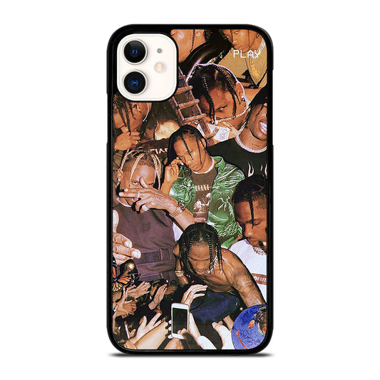 TRAVIS SCOTT AMERICAN RAPPER COLLAGE iPhone 11 Case Cover
