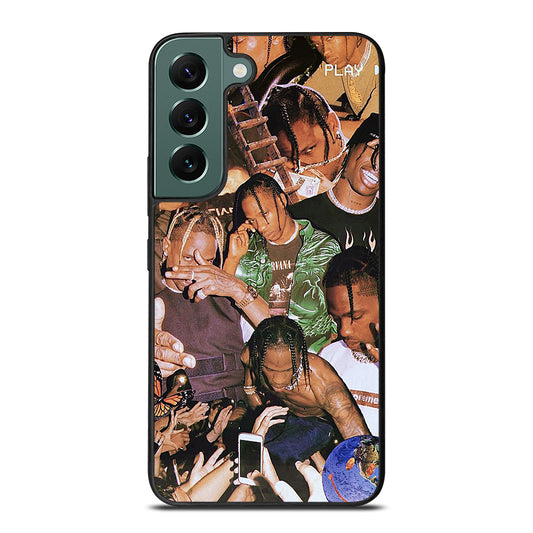 TRAVIS SCOTT AMERICAN RAPPER COLLAGE Samsung Galaxy S22 Case Cover