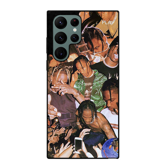 TRAVIS SCOTT AMERICAN RAPPER COLLAGE Samsung Galaxy S22 Ultra Case Cover
