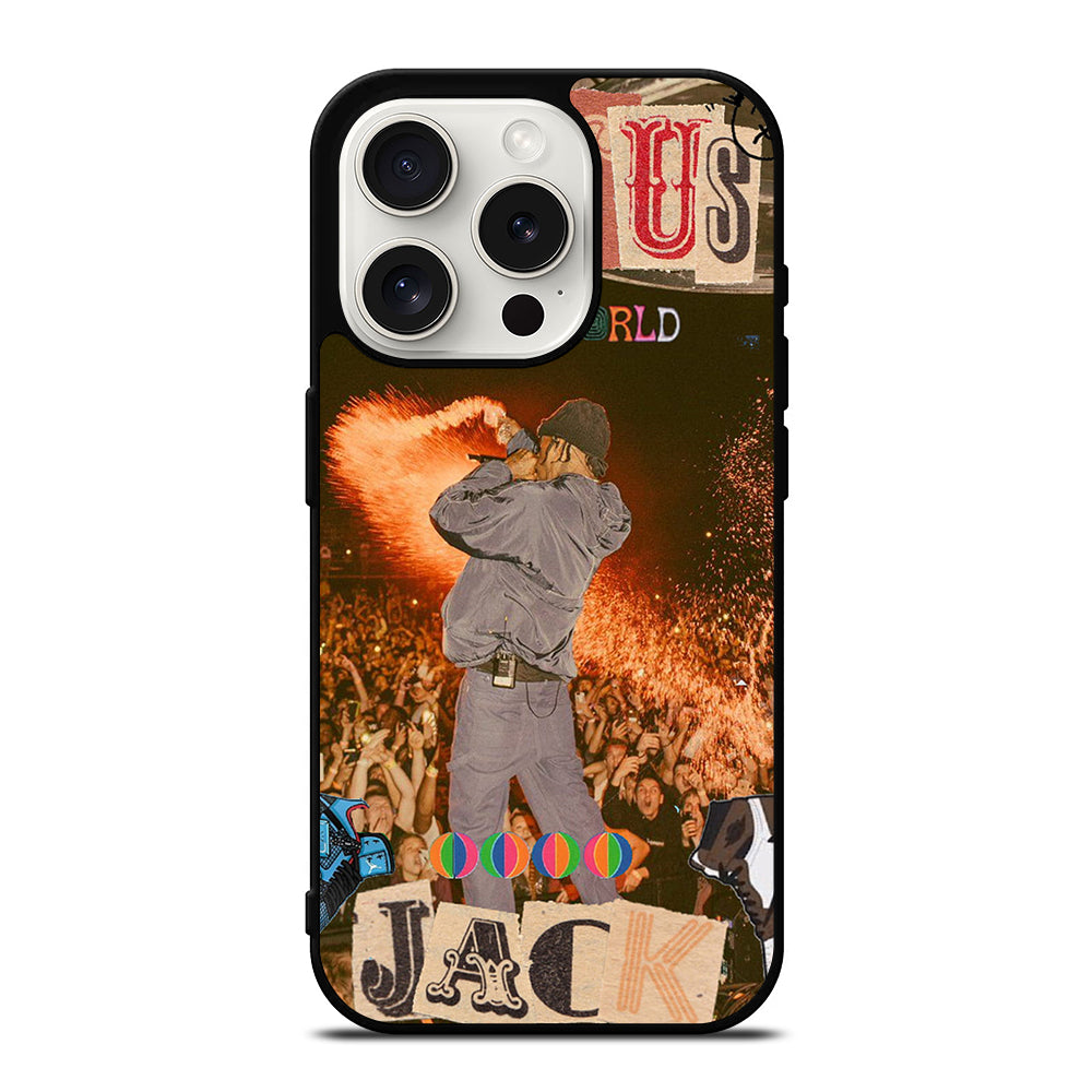 TRAVIS SCOTT RAPPER SHOW iPhone 15 Pro Case Cover