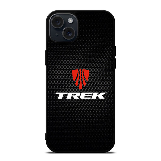 TREK BIKE LOGO METAL iPhone 15 Plus Case Cover
