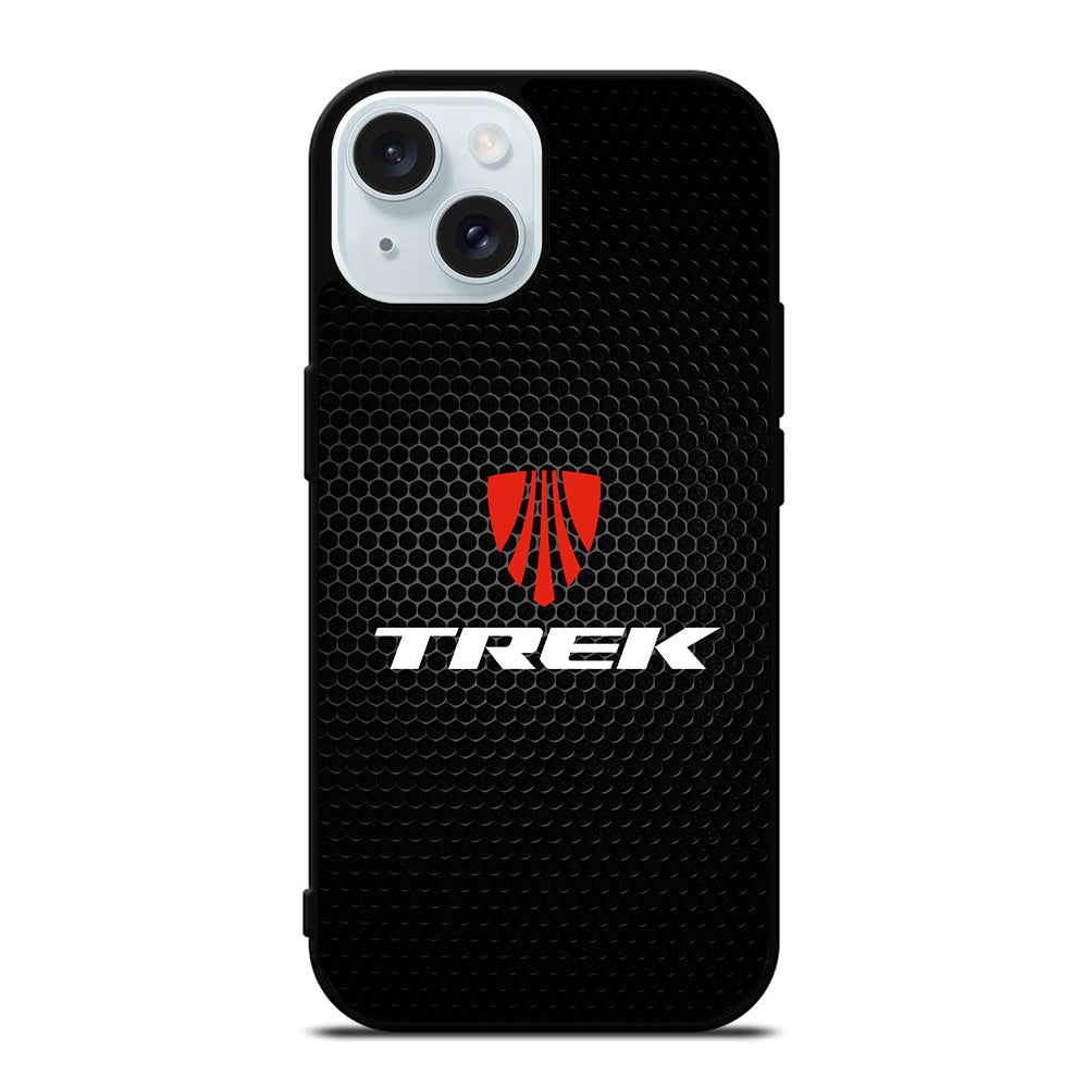 TREK BIKE LOGO METAL iPhone 15 Case Cover