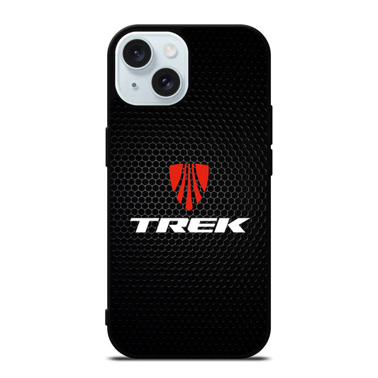 TREK BIKE LOGO METAL iPhone 15 Case Cover