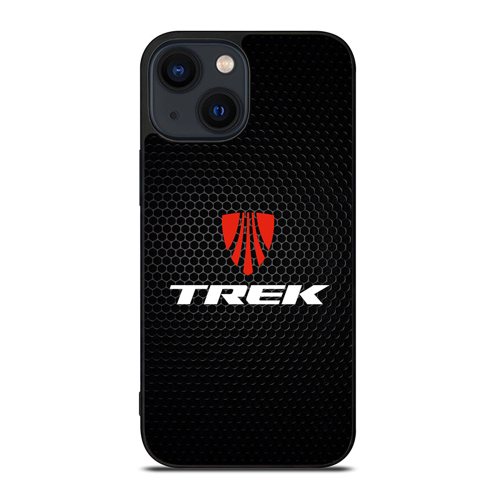 TREK BIKE LOGO METAL iPhone 14 Plus Case Cover