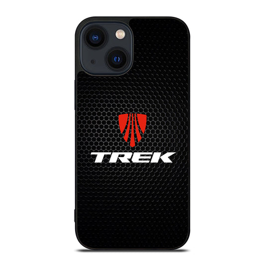 TREK BIKE LOGO METAL iPhone 14 Plus Case Cover