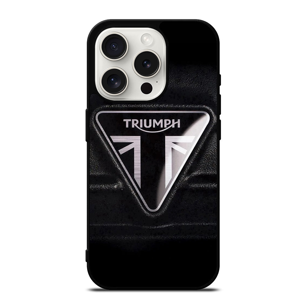 TRIUMPH MOTORCYCLE EMBLEM 2 iPhone 15 Pro Case Cover