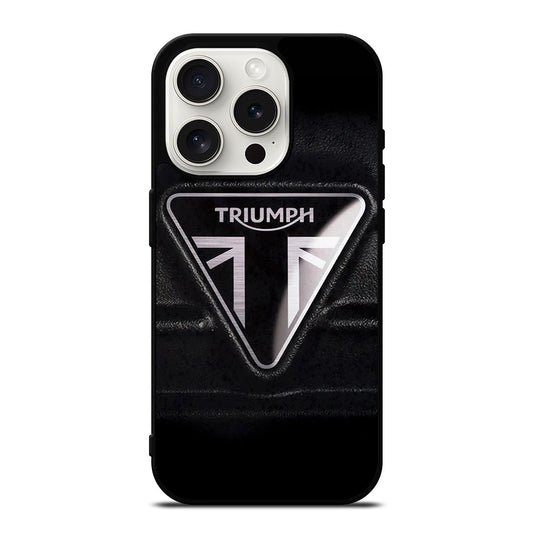 TRIUMPH MOTORCYCLE EMBLEM 2 iPhone 15 Pro Case Cover