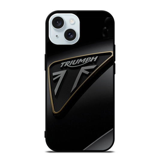 TRIUMPH MOTORCYCLE SYMBOL 3 iPhone 15 Case Cover