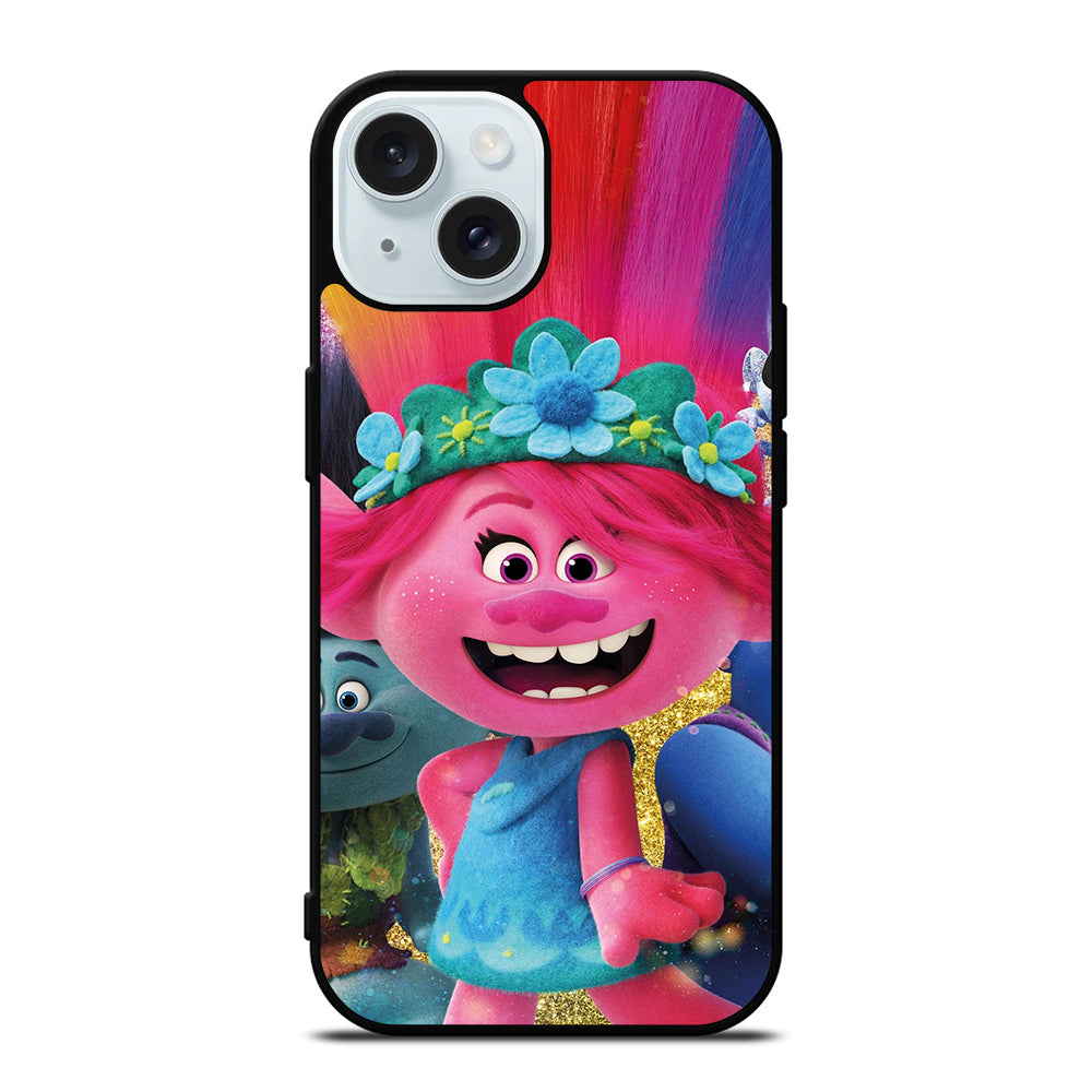 TROLLS CARTOON CUTE iPhone 15 Case Cover