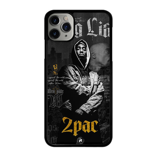 TUPAC 2PAC RAPPER POSTER iPhone 11 Pro Max Case Cover