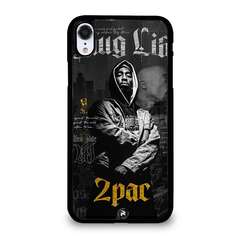 TUPAC 2PAC RAPPER POSTER iPhone XR Case Cover