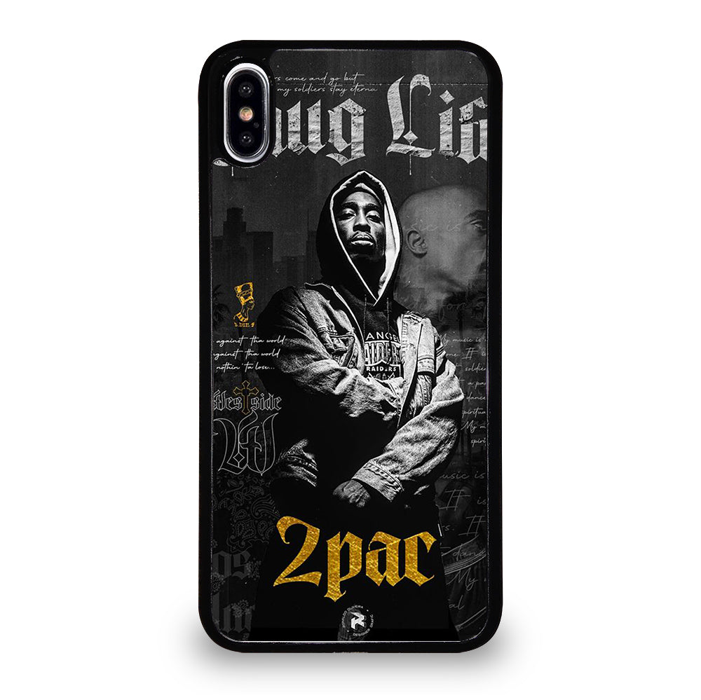 TUPAC 2PAC RAPPER POSTER iPhone XS Max Case Cover