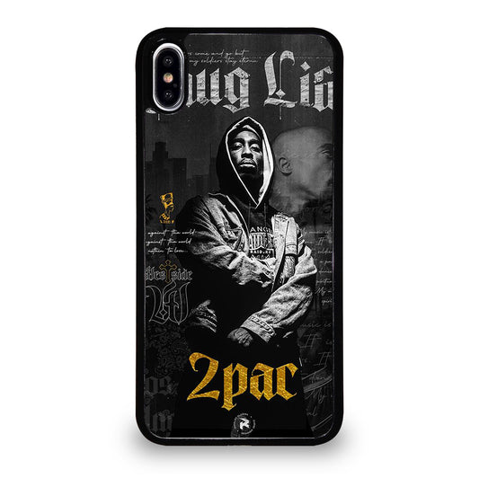TUPAC 2PAC RAPPER POSTER iPhone XS Max Case Cover