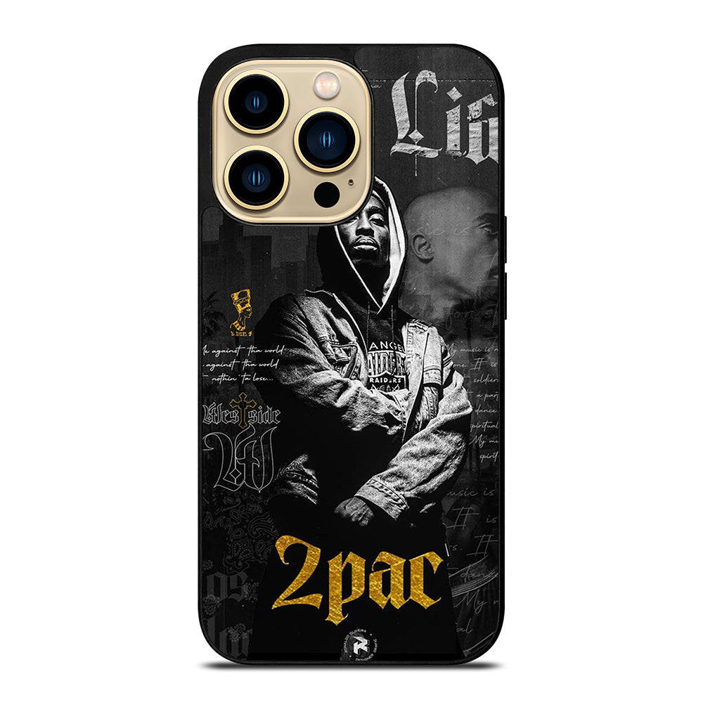 TUPAC 2PAC RAPPER POSTER iPhone 14 Pro Max Case Cover