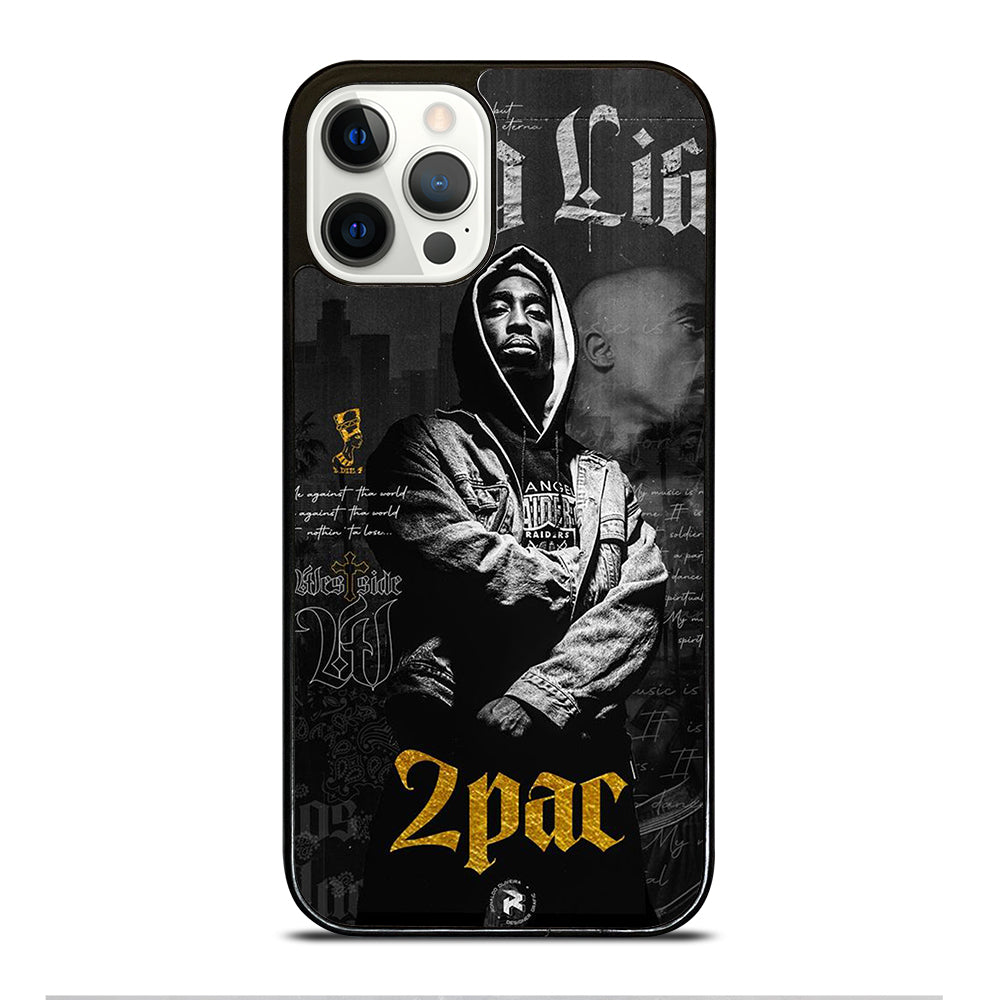 TUPAC 2PAC RAPPER POSTER iPhone 12 Pro Case Cover