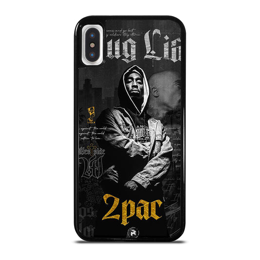 TUPAC 2PAC RAPPER POSTER iPhone X / XS Case Cover