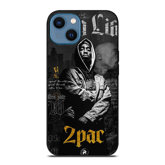 TUPAC 2PAC RAPPER POSTER iPhone 14 Case Cover