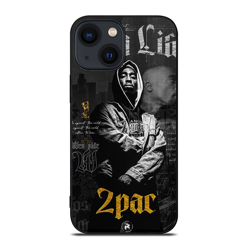 TUPAC 2PAC RAPPER POSTER iPhone 14 Plus Case Cover