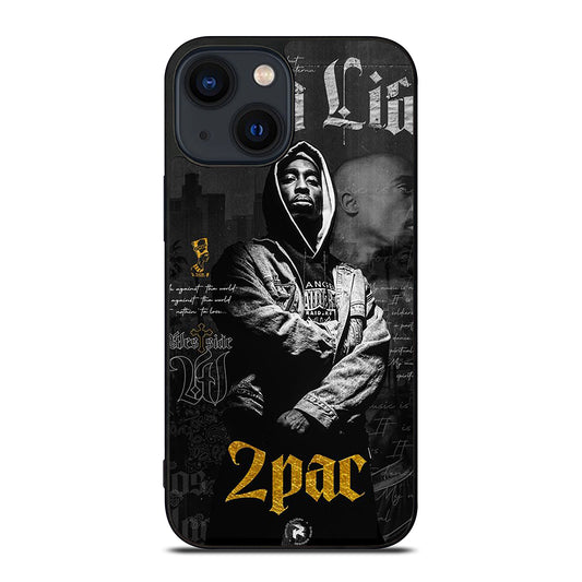 TUPAC 2PAC RAPPER POSTER iPhone 14 Plus Case Cover