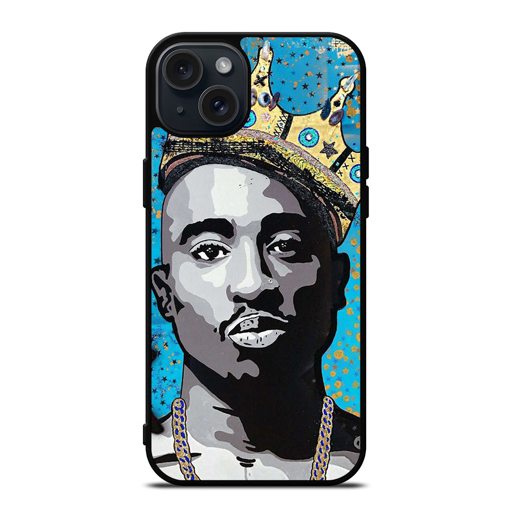 TUPAC RAPPER ART iPhone 15 Plus Case Cover