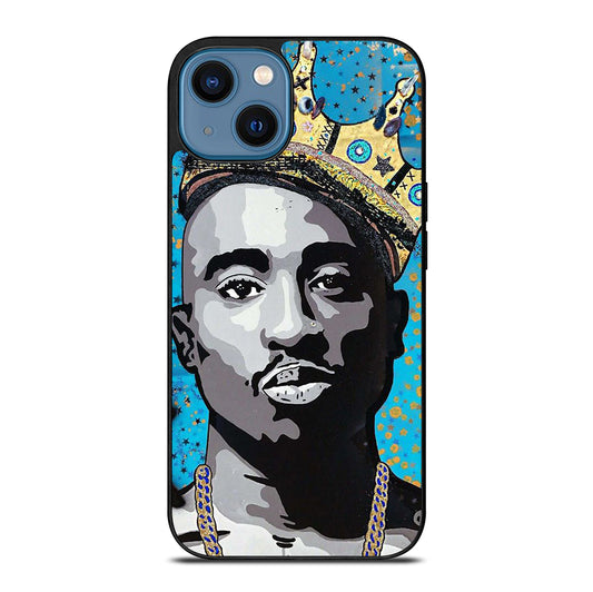 TUPAC RAPPER ART iPhone 14 Case Cover