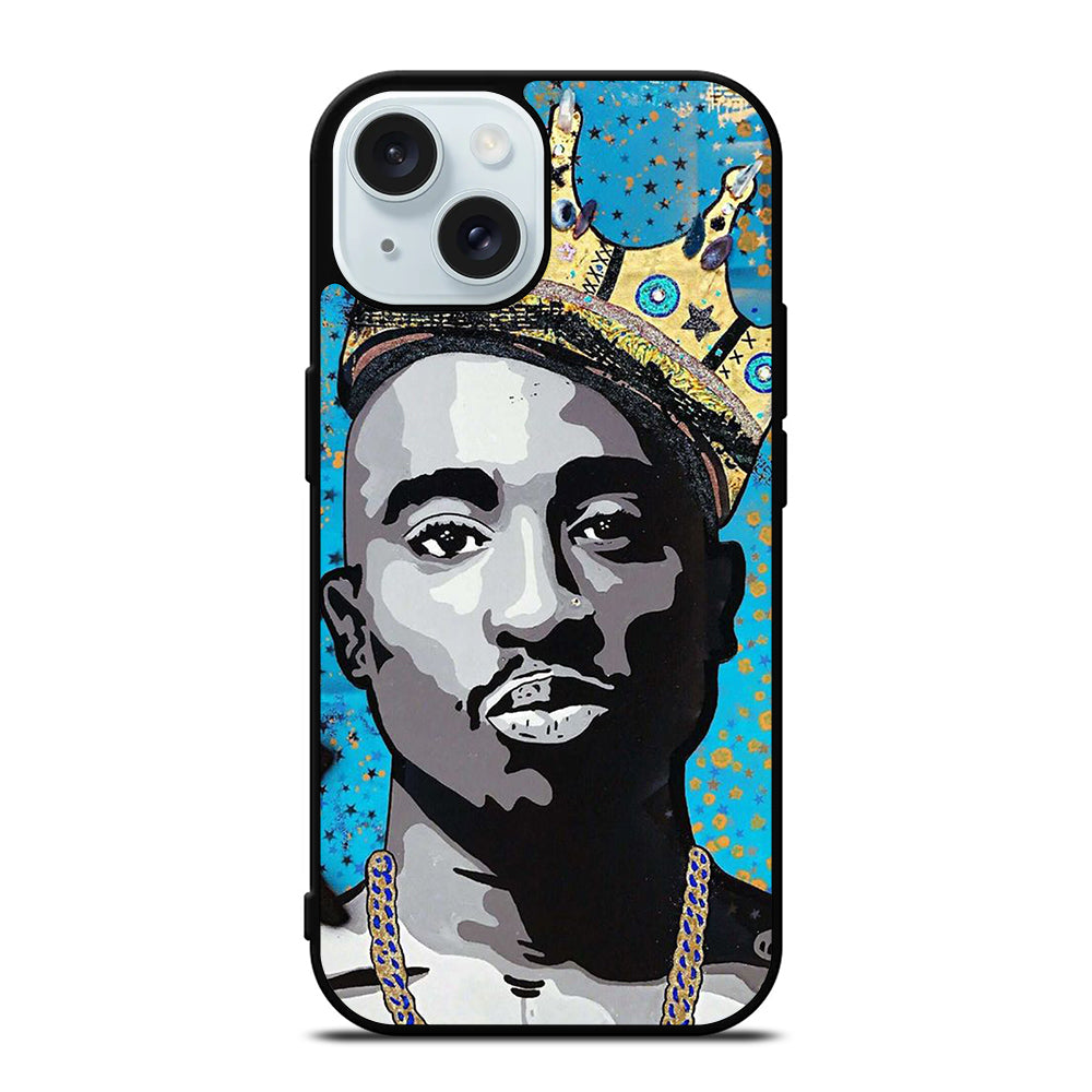 TUPAC RAPPER ART iPhone 15 Case Cover
