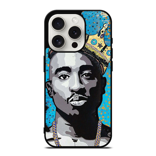 TUPAC RAPPER ART iPhone 15 Pro Case Cover