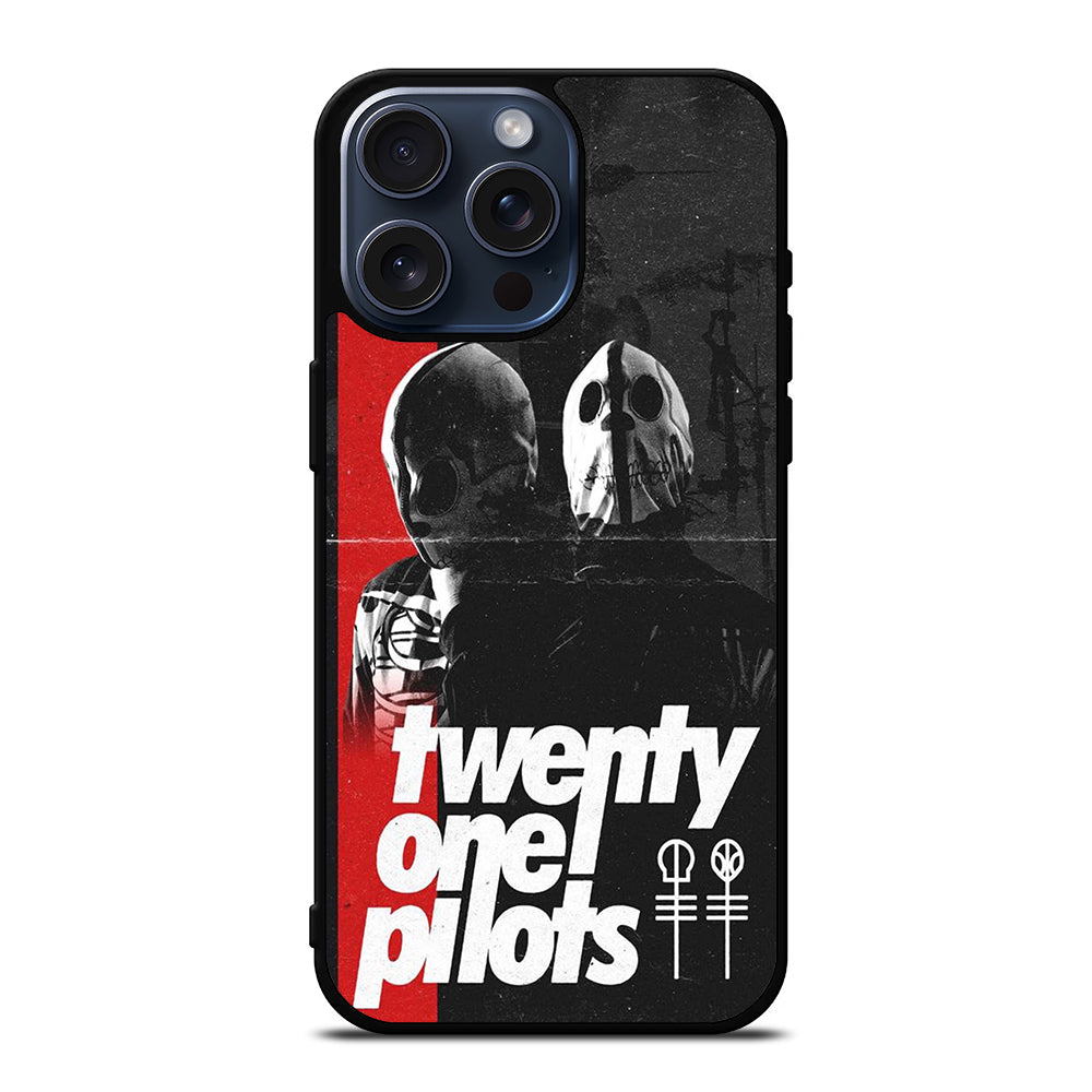 TWENTY ONE PILOTS BAND POSTER iPhone 15 Pro Max Case Cover
