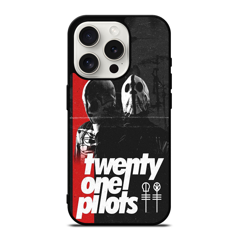 TWENTY ONE PILOTS BAND POSTER iPhone 15 Pro Case Cover