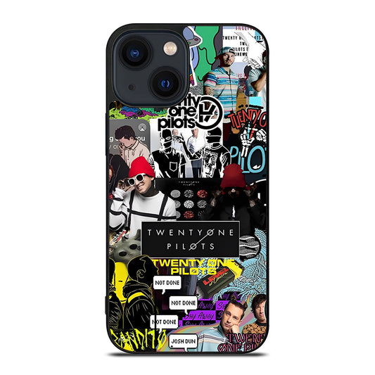 TWENTY ONE PILOTS COLLAGE iPhone 14 Plus Case Cover