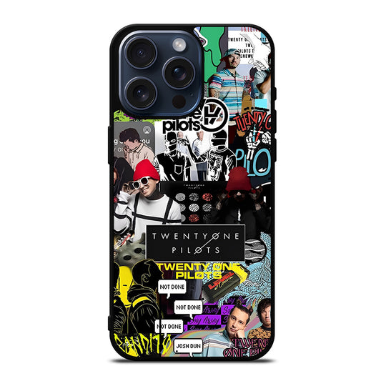 TWENTY ONE PILOTS COLLAGE iPhone 15 Pro Max Case Cover