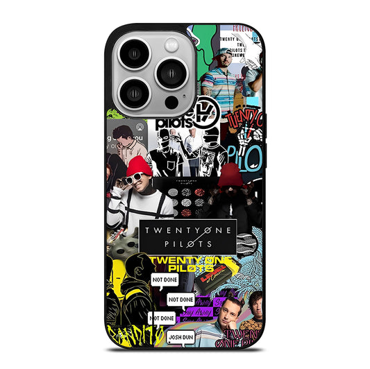 TWENTY ONE PILOTS COLLAGE iPhone 14 Pro Case Cover