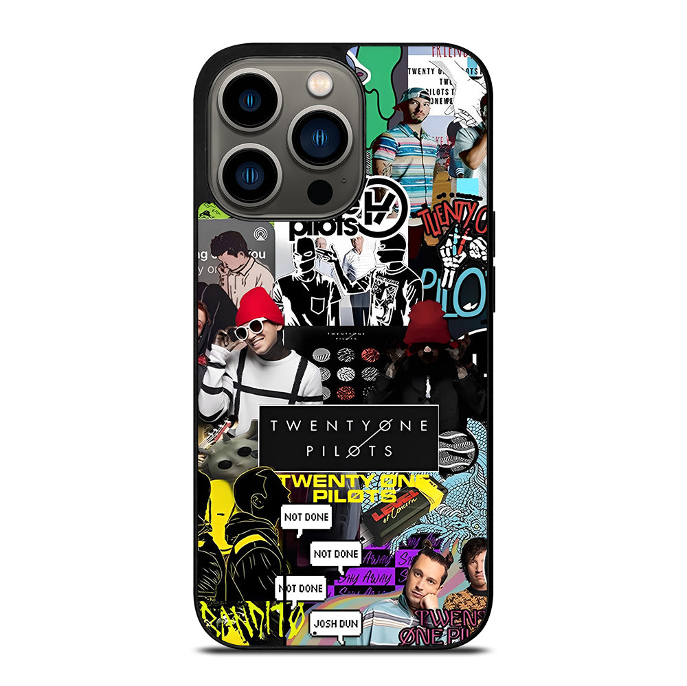 TWENTY ONE PILOTS COLLAGE iPhone 13 Pro Case Cover