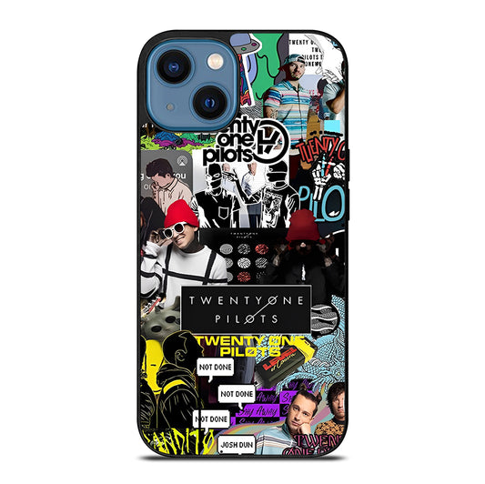 TWENTY ONE PILOTS COLLAGE iPhone 14 Case Cover