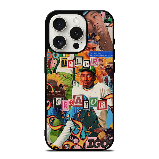 TYLER THE CREATOR RAPPER COLLAGE iPhone 15 Pro Case Cover
