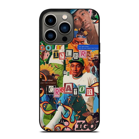 TYLER THE CREATOR RAPPER COLLAGE iPhone 13 Pro Case Cover