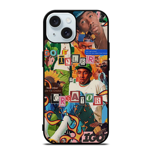 TYLER THE CREATOR RAPPER COLLAGE iPhone 15 Case Cover