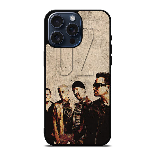 U2 BAND POSTER 2 iPhone 15 Pro Max Case Cover