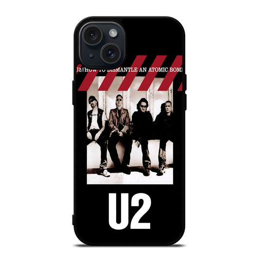 U2 BAND POSTER 3 iPhone 15 Plus Case Cover