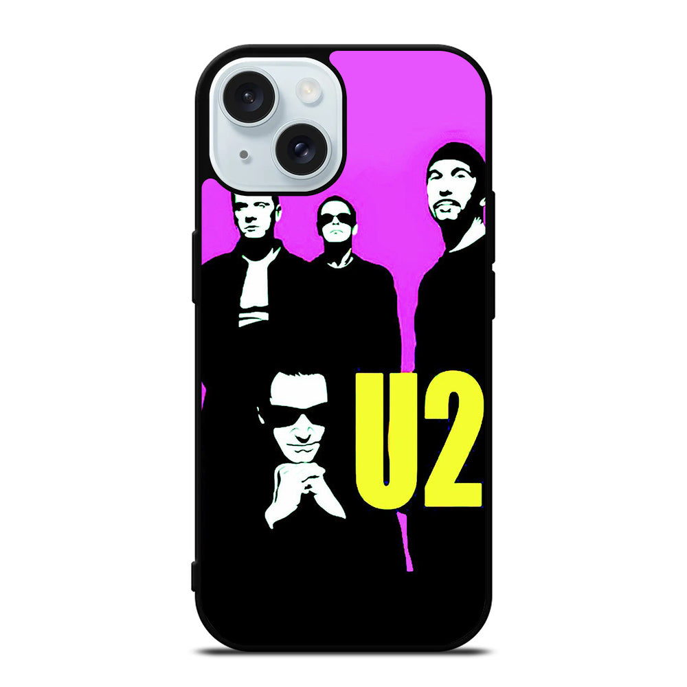 U2 BAND POSTER iPhone 15 Case Cover