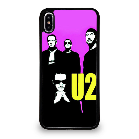 U2 BAND POSTER iPhone XS Max Case Cover