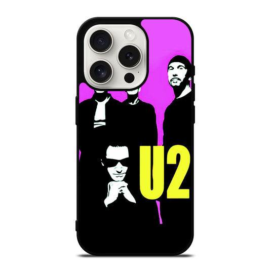 U2 BAND POSTER iPhone 15 Pro Case Cover